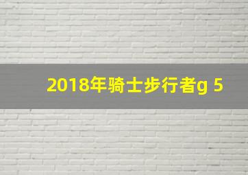 2018年骑士步行者g 5